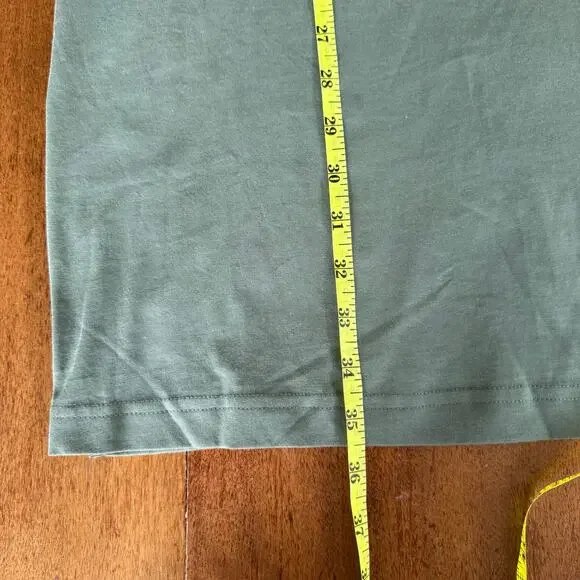 Pact NWT Dark Forest‎ Softspun Pocket Tshirt Dress Sz Small Organic Cotton Green - Picture 12 of 12